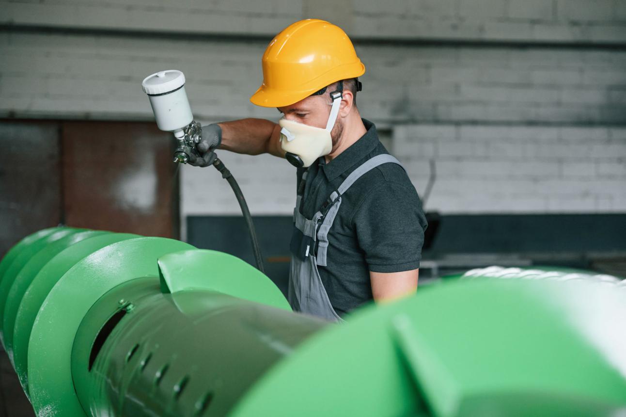 Industrial coating application