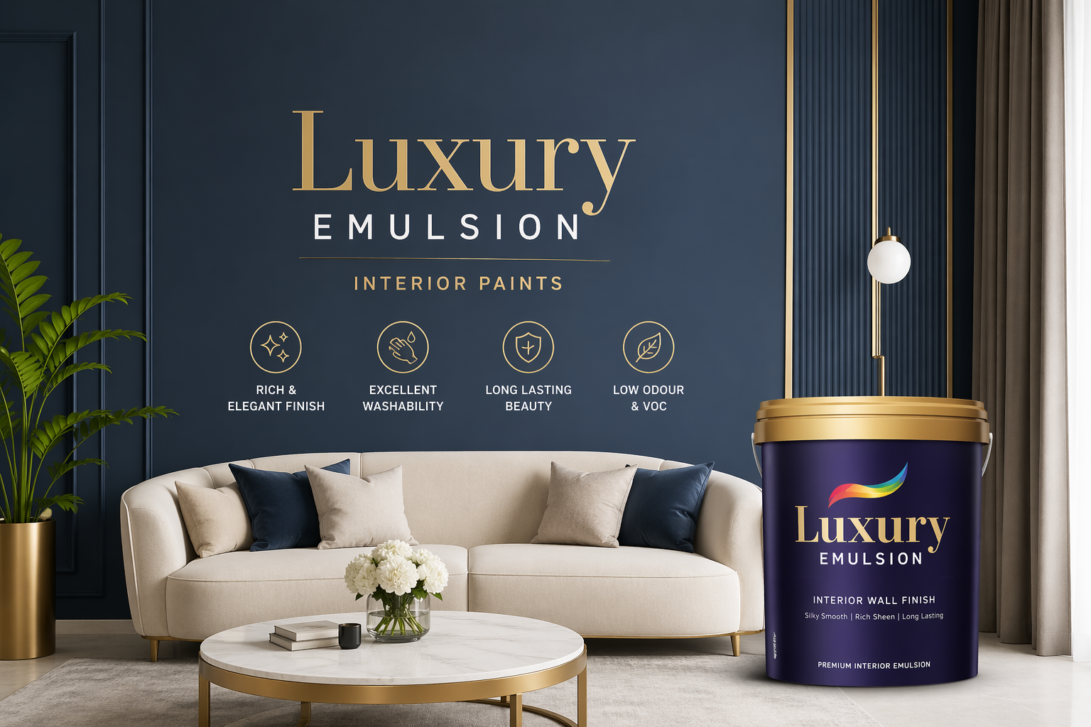 Luxury Emulsion Interior Wall Paint
