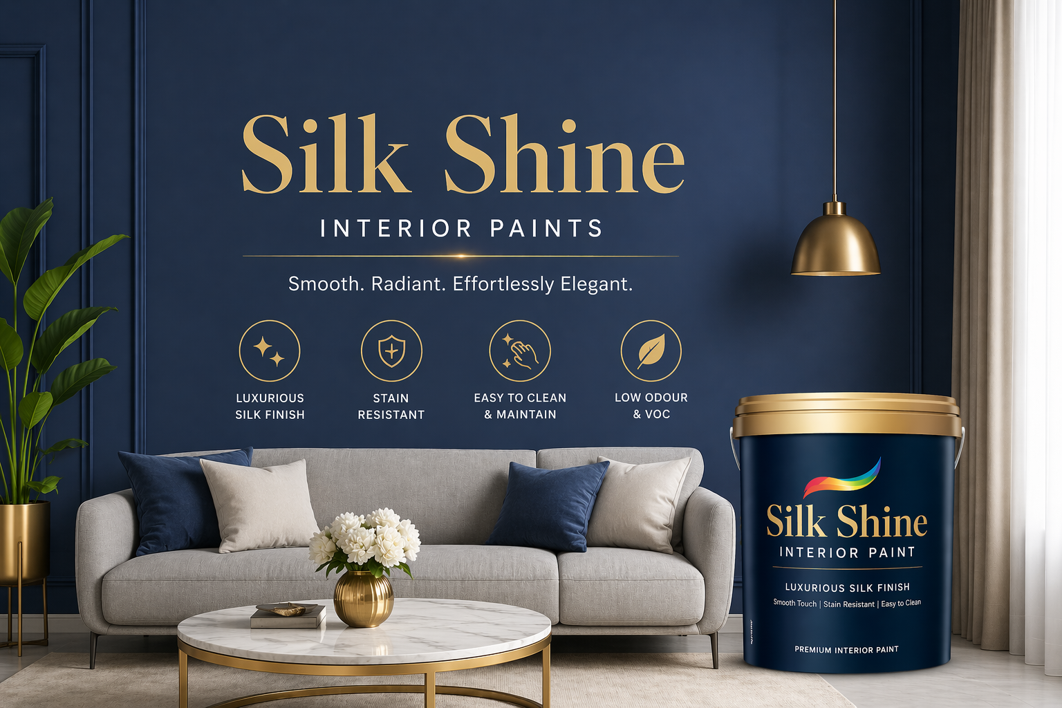 Silk Shine Interior Wall Paint
