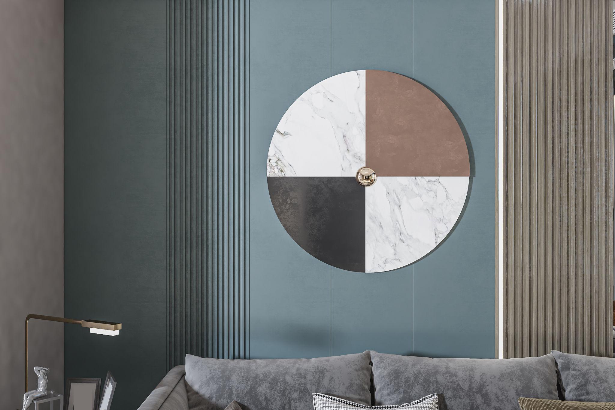 Textured wall finishes for modern interiors