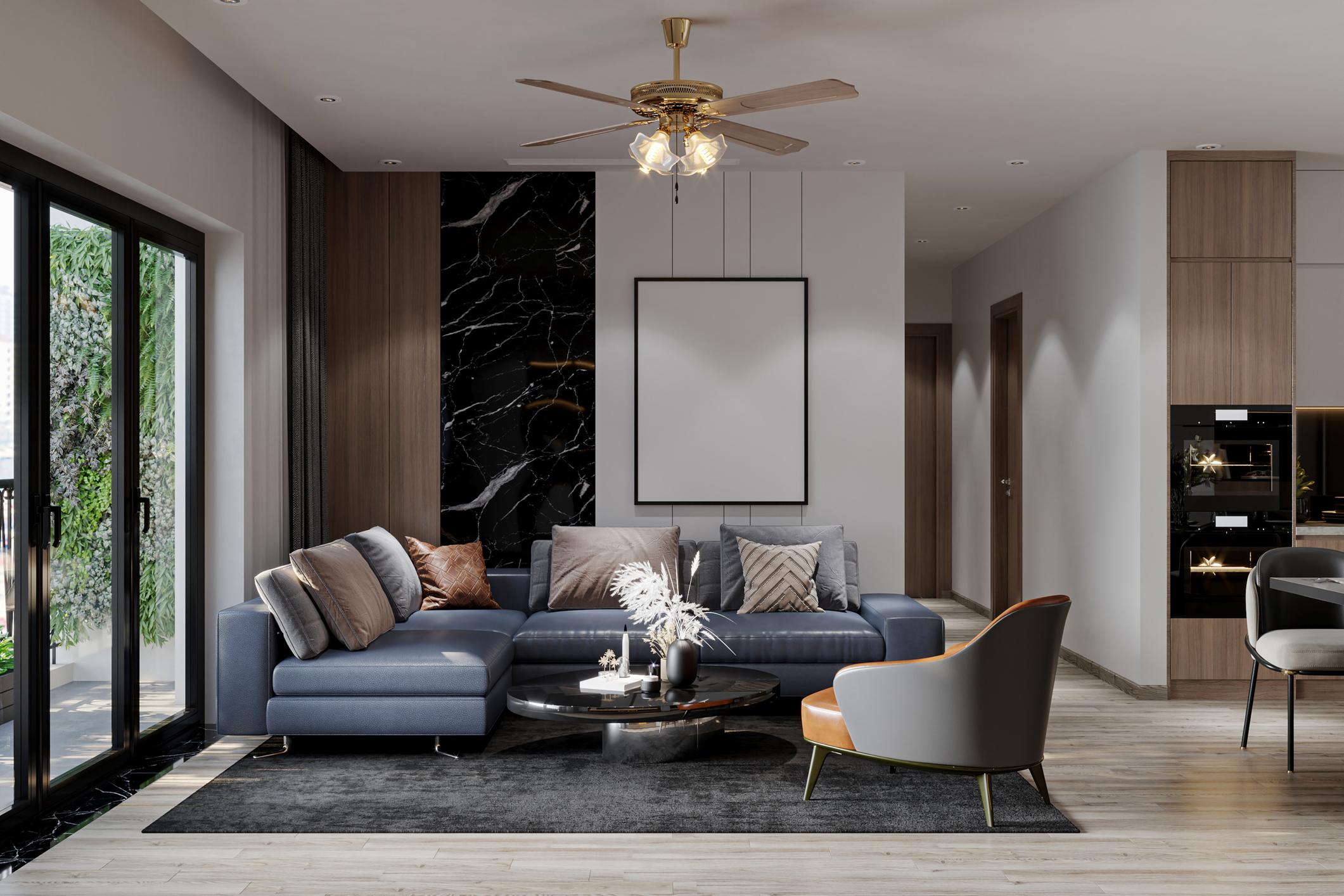 Metallic textured wall paint
